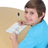 Really Good Stuff® Mini Non-Magnetic 9"x 6" 2-Sided Blank And Lined Dry Erase Boards - Set Of 12
