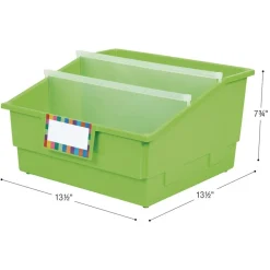 Really Good Stuff® Modern Farmhouse Picture Book Bins-6 Pack