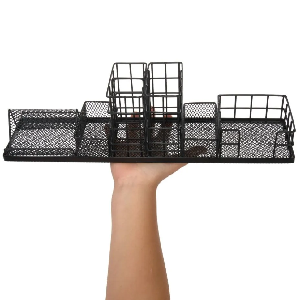 Really Good Stuff® Modular 6-Piece Wire Desk Organizer