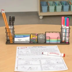 Really Good Stuff® Modular 6-Piece Wire Desk Organizer
