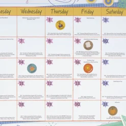 Really Good Stuff® Monthly Calendar Pages 2026-2027 - Really Good Vibes