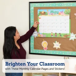 Really Good Stuff® Monthly Calendar Pages 2026-2027 - Primary