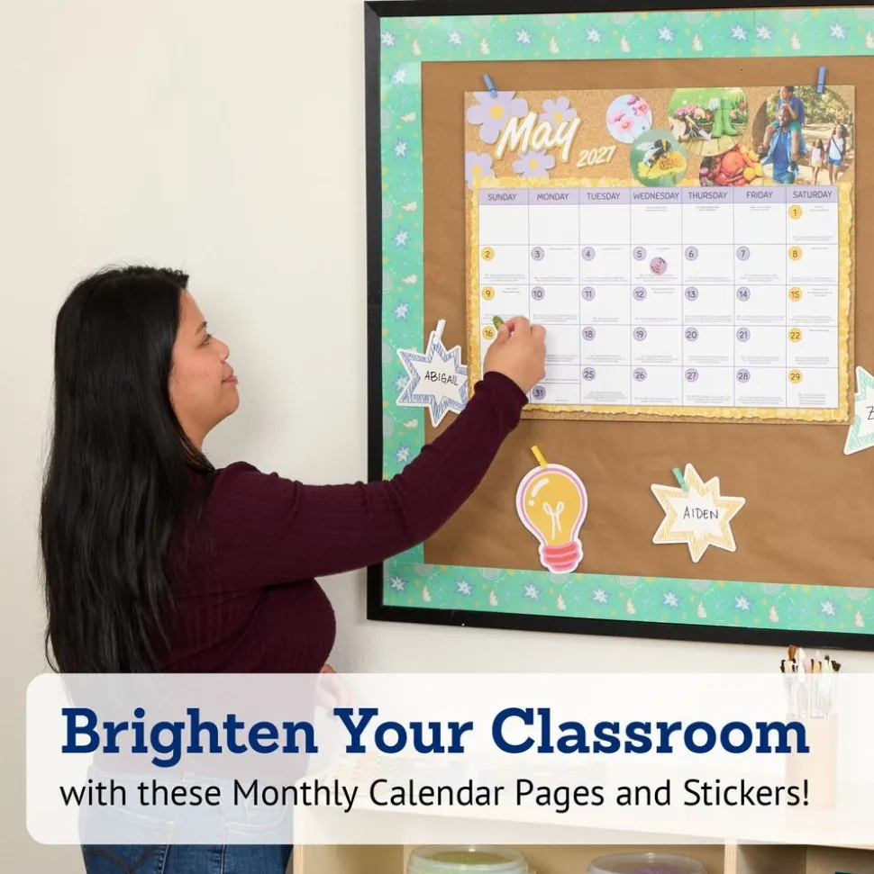 Really Good Stuff® Monthly Calendar Pages 2026-2027 - Intermediate