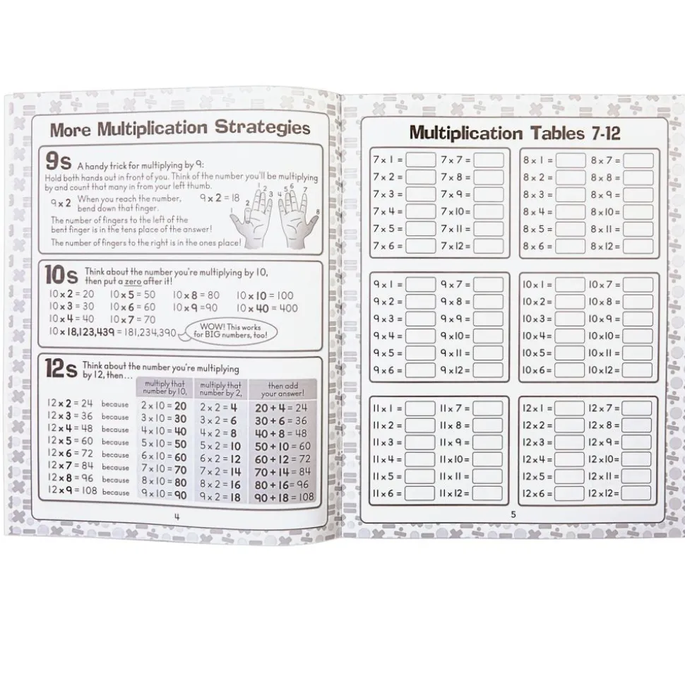 Really Good Stuff® Multiplication & Division Journals - Set of 12