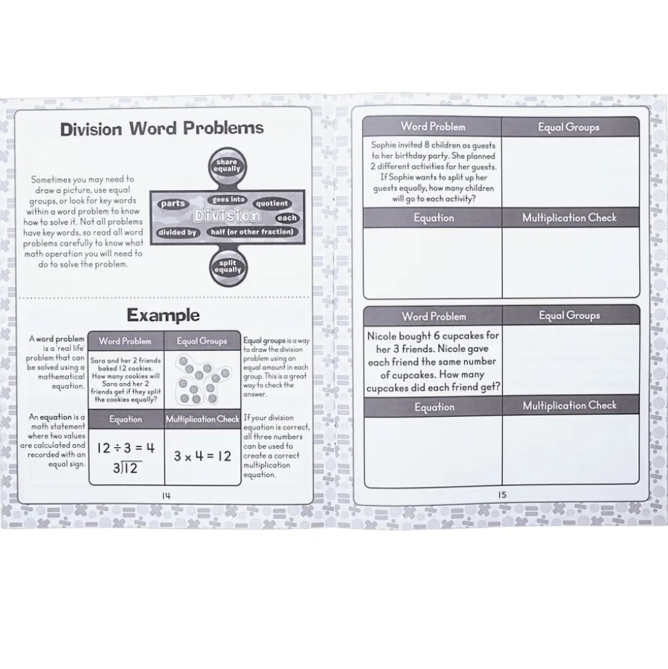 Really Good Stuff® Multiplication & Division Journals - Set of 12