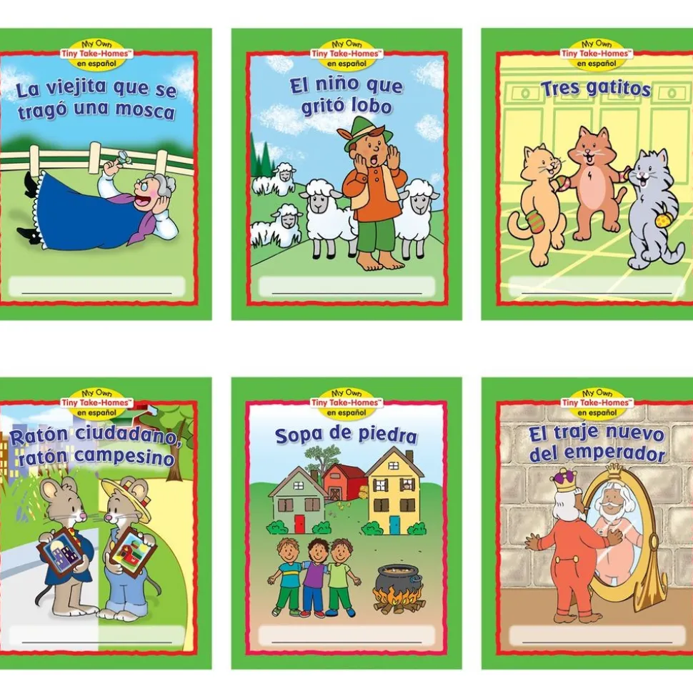 Really Good Stuff® My Own Tiny Take-Homes™: En Espanol: Cuentos Populares (Folktales) - Sets 1 and 2