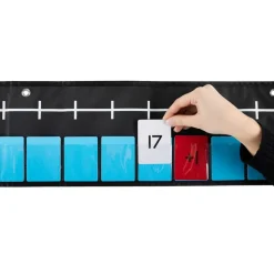 Really Good Stuff® Number Line Pocket Chart With Cards - 1 pocket chart, 217 cards