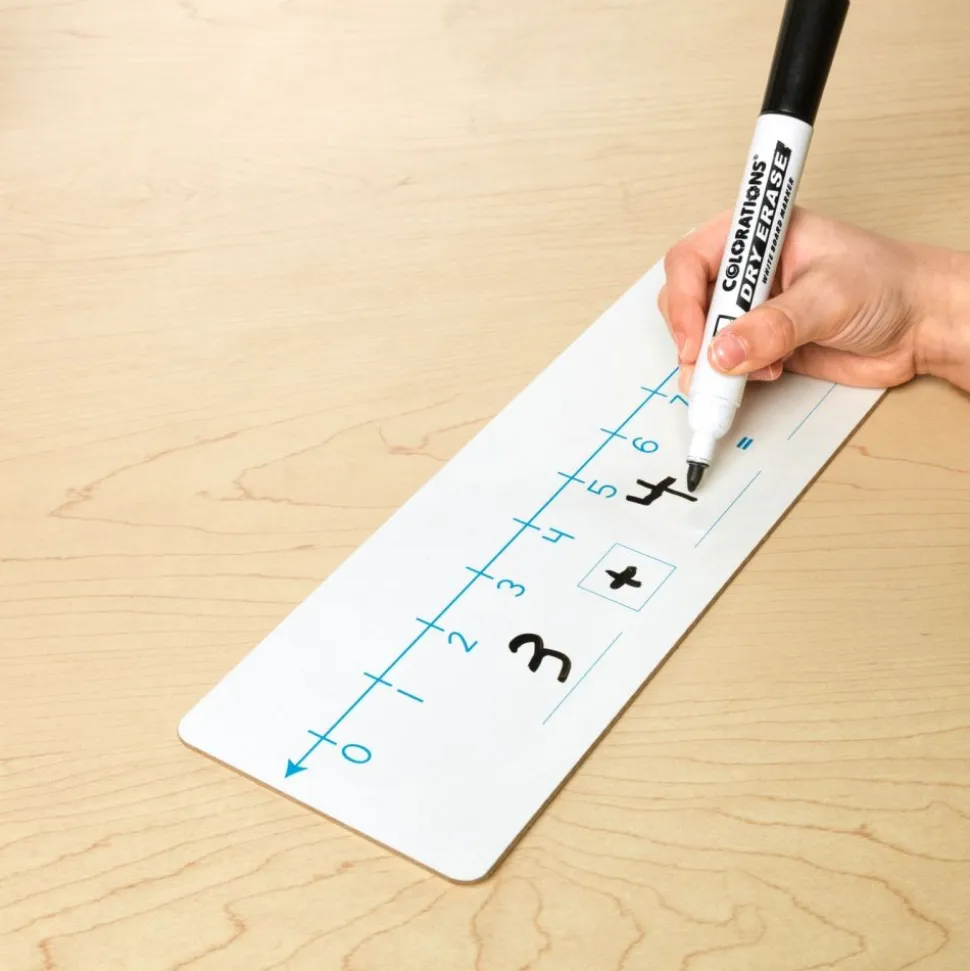 Really Good Stuff® Number Lines 0-10 and 0-20 Dry-Erase Boards - 6 Boards