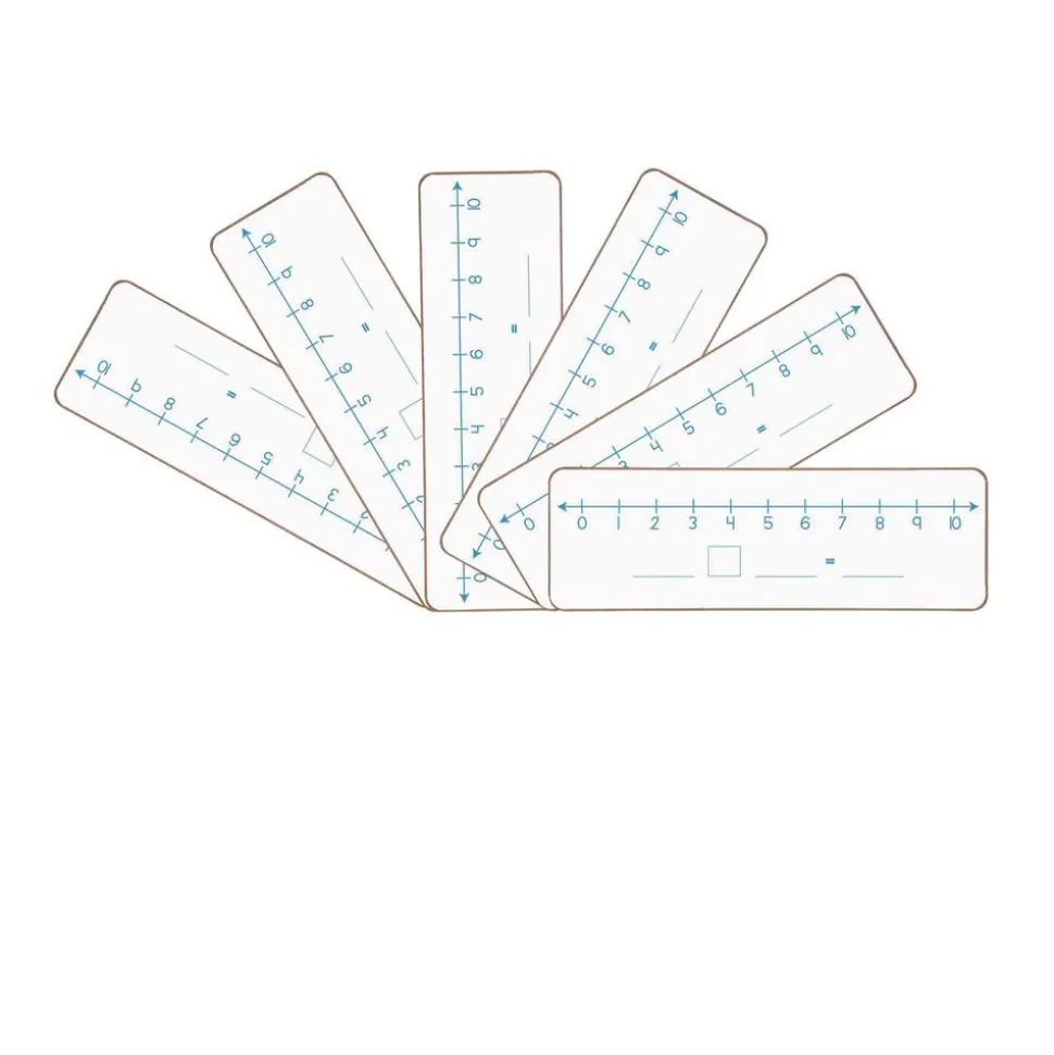Really Good Stuff® Number Lines 0-10 and 0-20 Dry-Erase Boards - 6 Boards