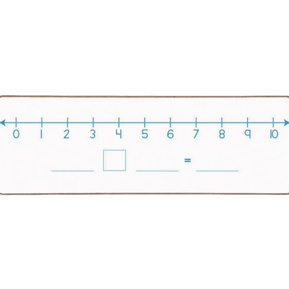 Really Good Stuff® Number Lines 0-10 and 0-20 Dry-Erase Boards - 6 Boards