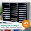 Really Good Stuff® Orange 27-Slot Mail Center With Orange Trays