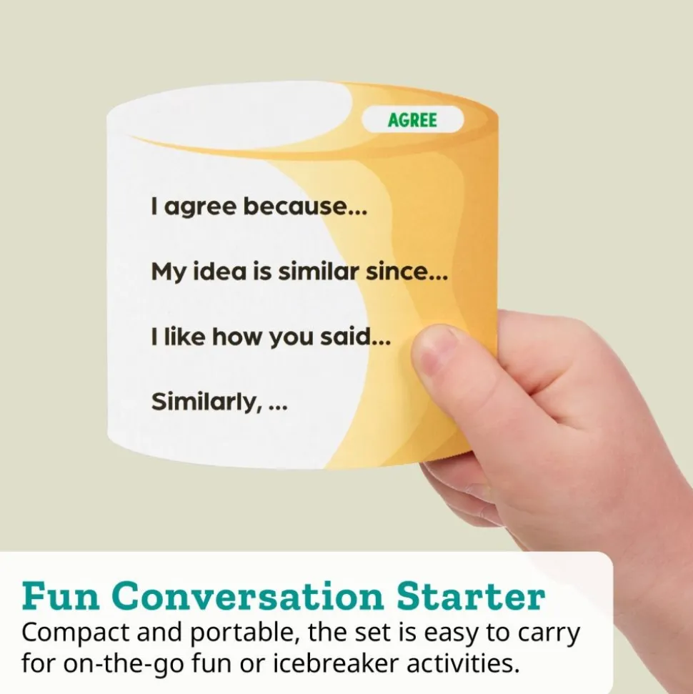 Really Good Stuff® Over S’mores Conversation Cards