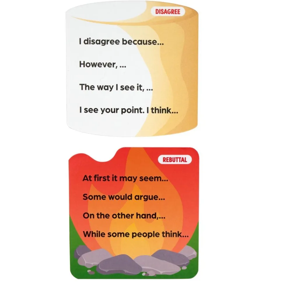 Really Good Stuff® Over S’mores Conversation Cards