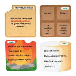 Really Good Stuff® Over S’mores Conversation Cards