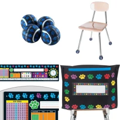 Really Good Stuff® Paw Print Student Area Kit