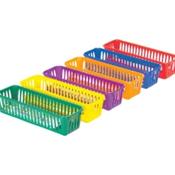 Really Good Stuff® Pencil Baskets - Set of 6 - Rainbow