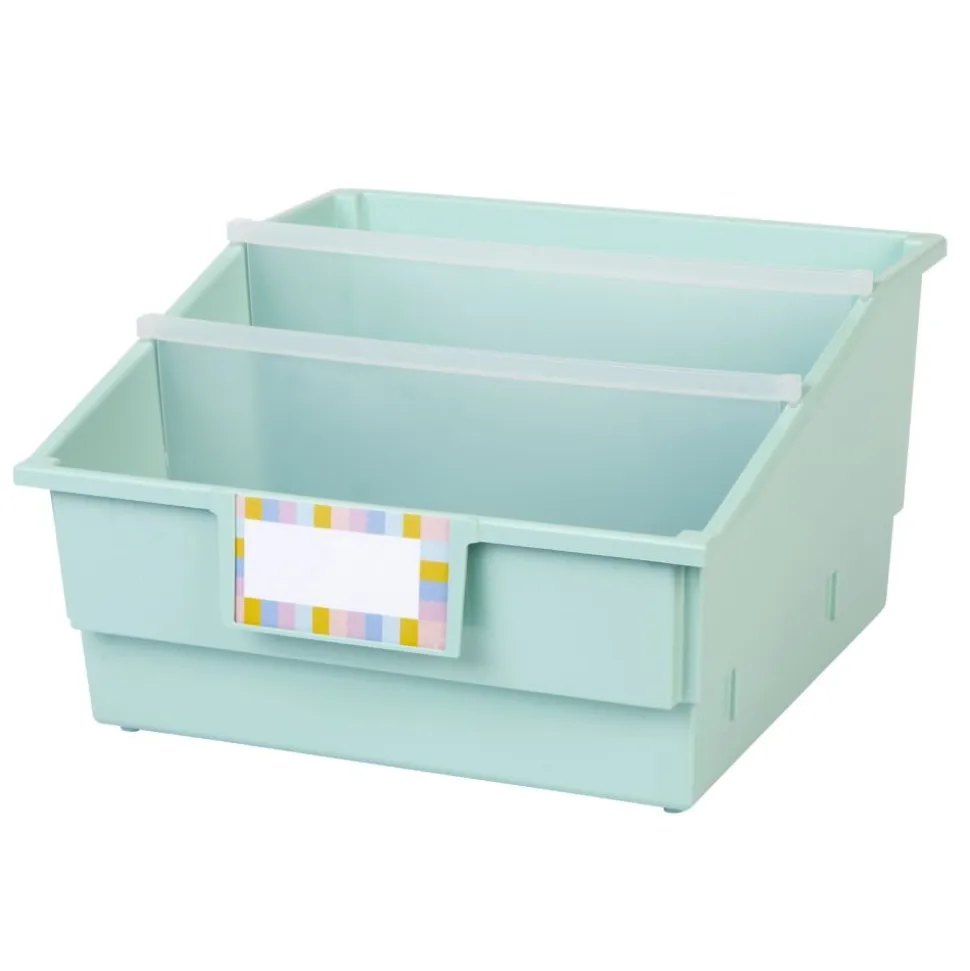 Really Good Stuff® Picture Book Classroom Library Bins™ With Dividers - 6 Pack - Boho