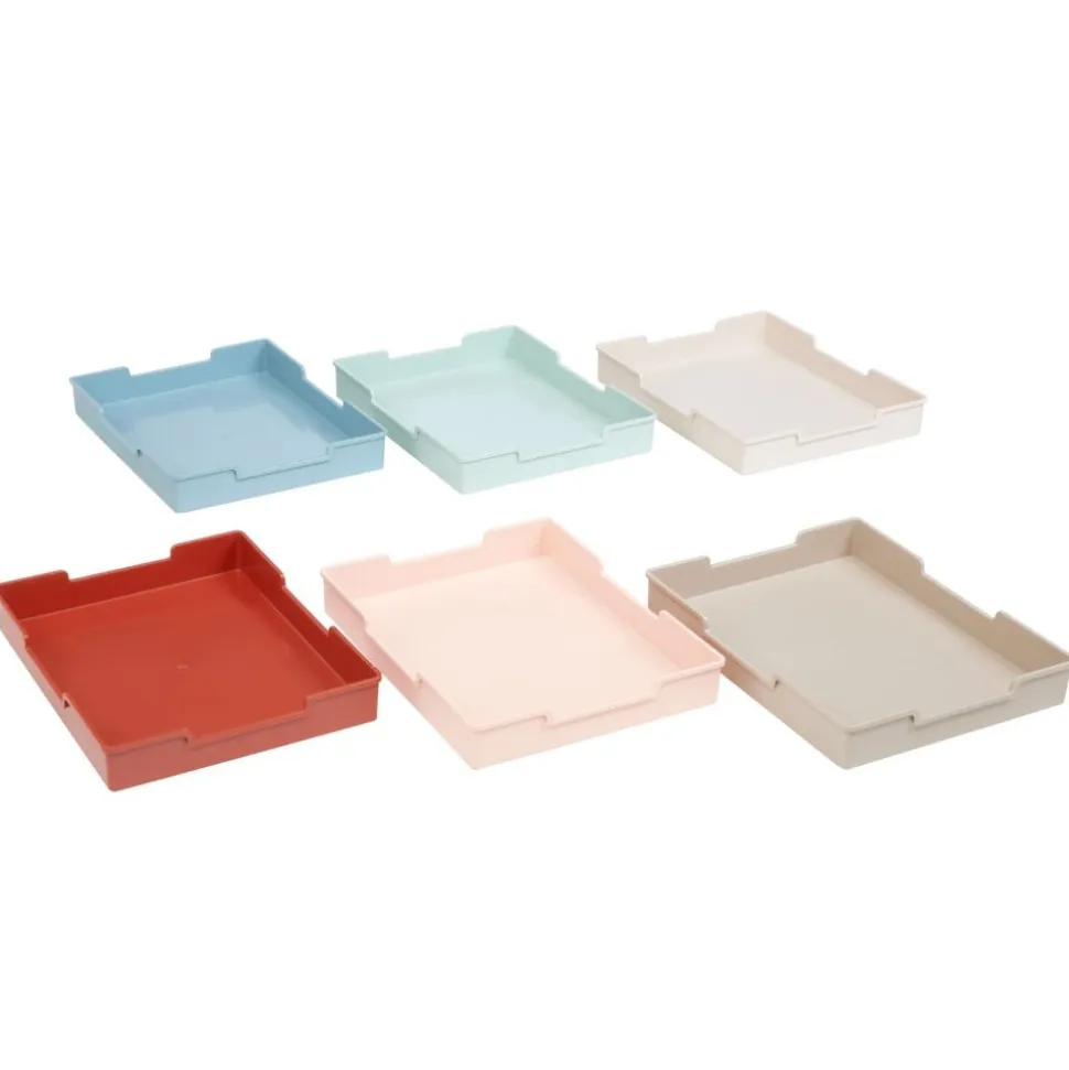 Really Good Stuff® Plastic Trays - Boho Set of 6