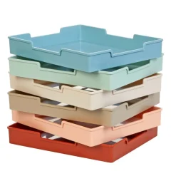 Really Good Stuff® Plastic Trays - Boho Set of 6