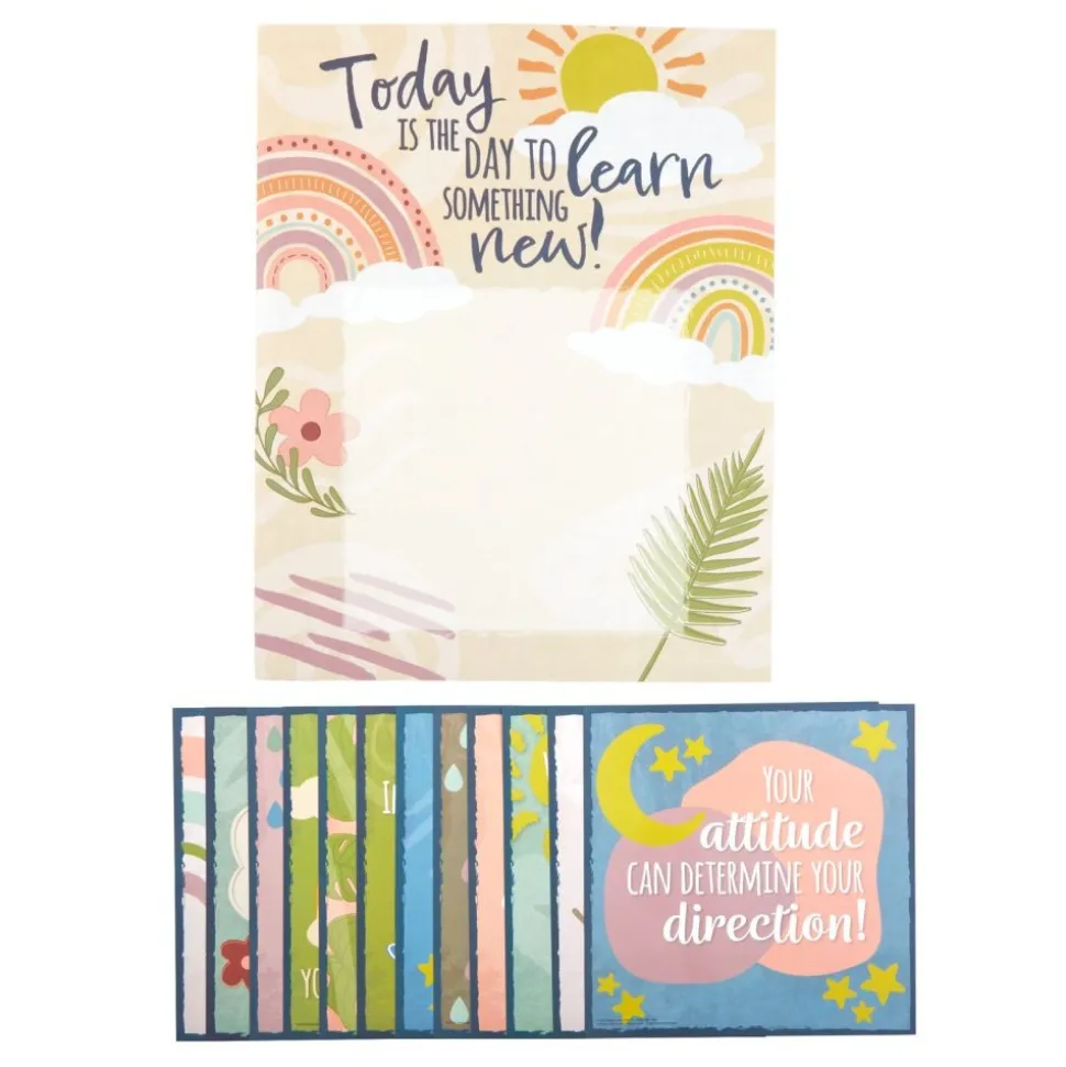 Really Good Stuff® Positive Affirmations 12-in-1 Poster Set