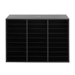 Really Good Stuff® Purple 27-Slot Mail Center With Purple Trays
