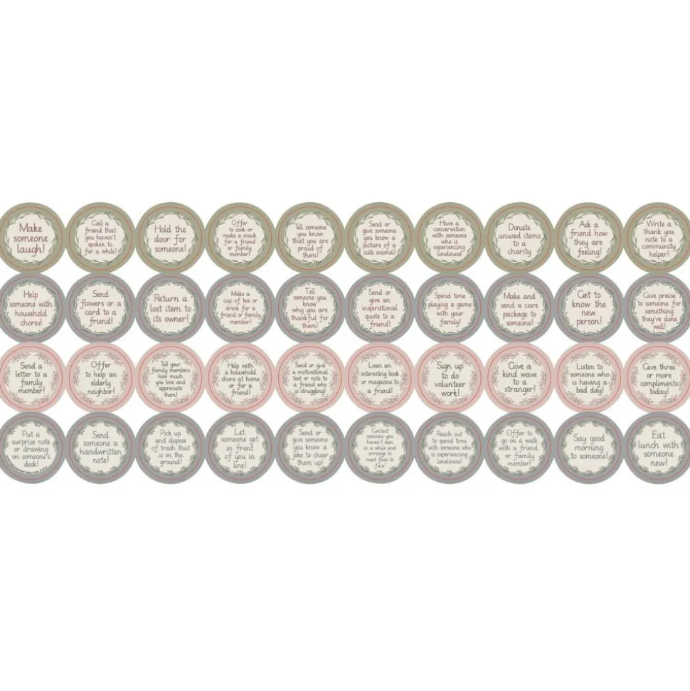 Really Good Stuff® Random Acts of Kindness Chips - Set of 40