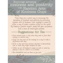 Really Good Stuff® Random Acts of Kindness Chips - Set of 40
