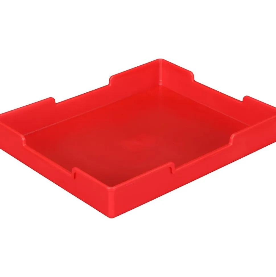 Really Good Stuff® Red 27-Slot Mail Center With Red Trays