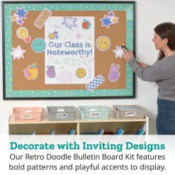 Really Good Stuff® Retro Doodle Bulletin Board Kit
