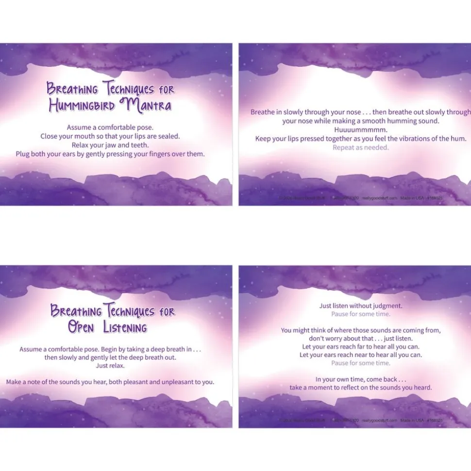 Really Good Stuff® Self-Care Reflection Cards