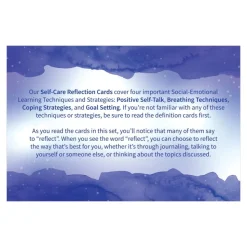 Really Good Stuff® Self-Care Reflection Cards