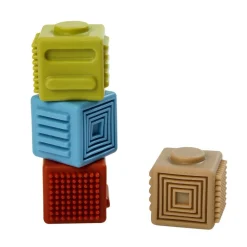 Really Good Stuff® Sensory Fidget Finger Cubes - Set of 4