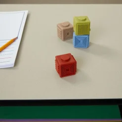 Really Good Stuff® Sensory Fidget Finger Cubes - Set of 12