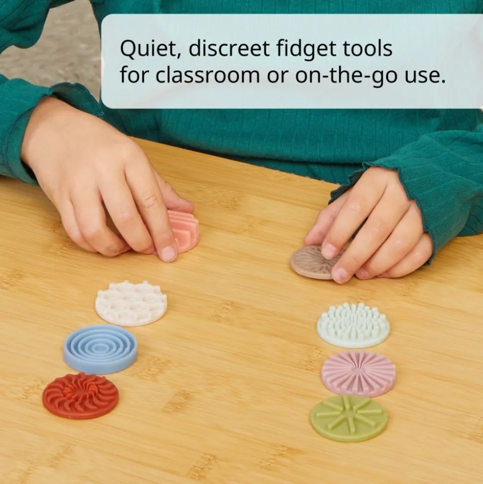 Really Good Stuff® Sensory Fidget Tactile Tokens - Set of 8