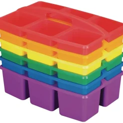 Really Good Stuff® Six-Equal-Compartment Caddies - Set Of 6