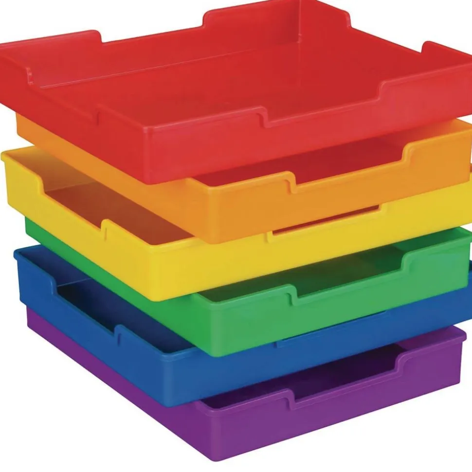 Really Good Stuff® 27-Slot Mail And Supplies Center With 27 Trays, 6 Cubbies, And Baskets - Grouping