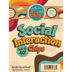 Really Good Stuff® Social Interaction Chips - Set of 40