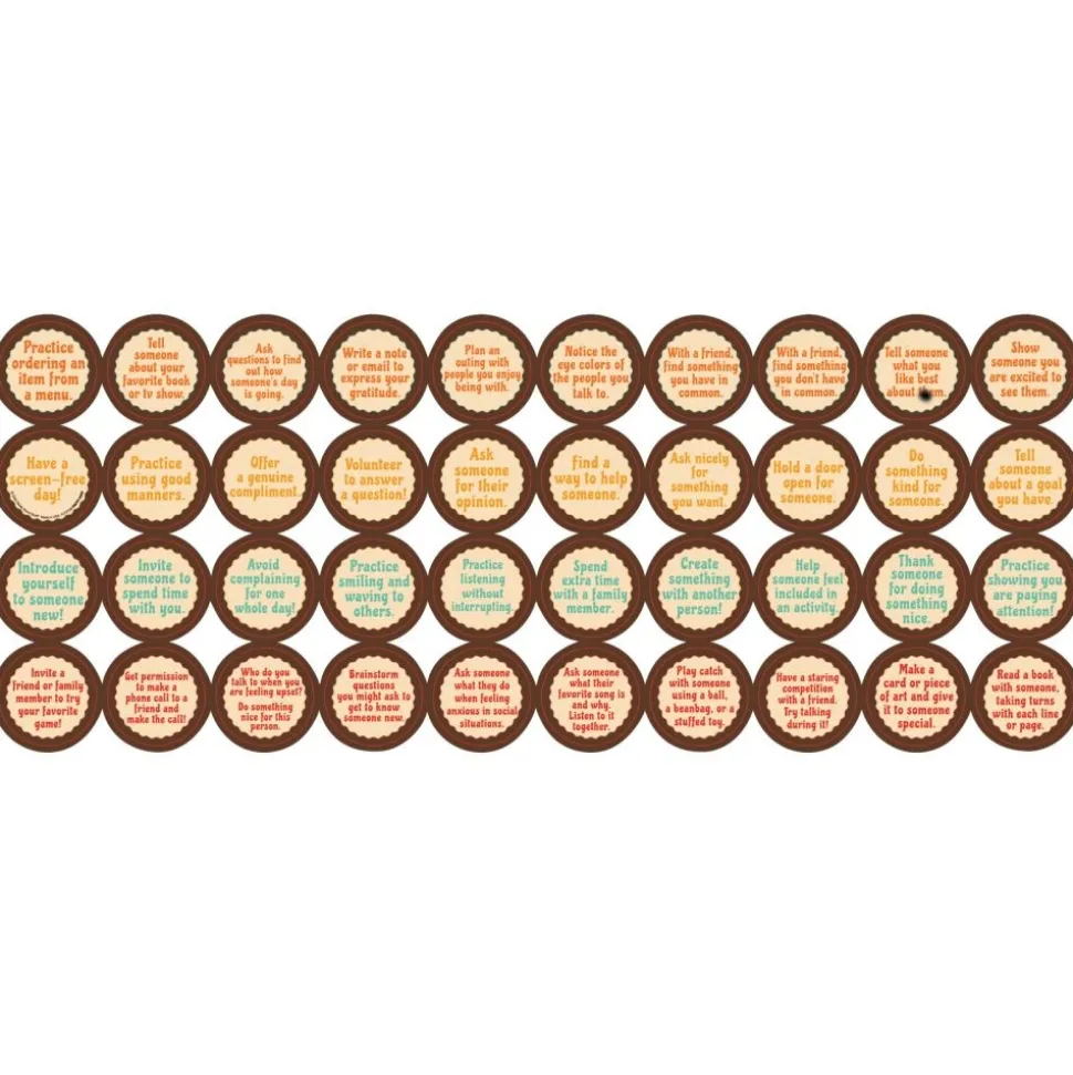 Really Good Stuff® Social Interaction Chips - Set of 40