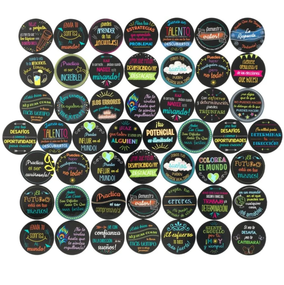 Really Good Stuff® Spanish Positive Affirmation Chips - Positive Reinforcement for Children and Students - Set of 100