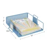 Really Good Stuff® Stackable Letter-Size Wire Rack™ - Bold Vibes - 4 trays
