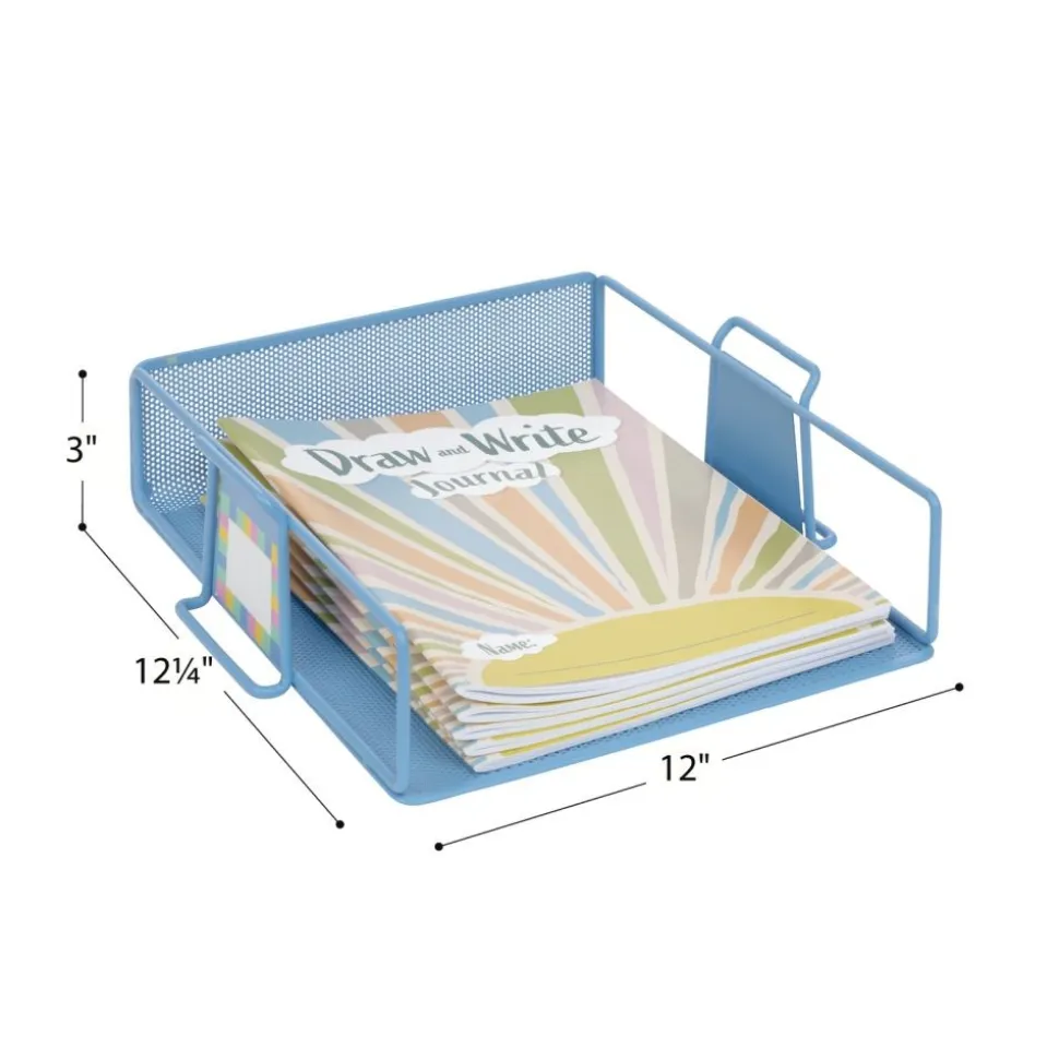 Really Good Stuff® Stackable Letter-Size Wire Rack™ - Bold Vibes - 4 trays