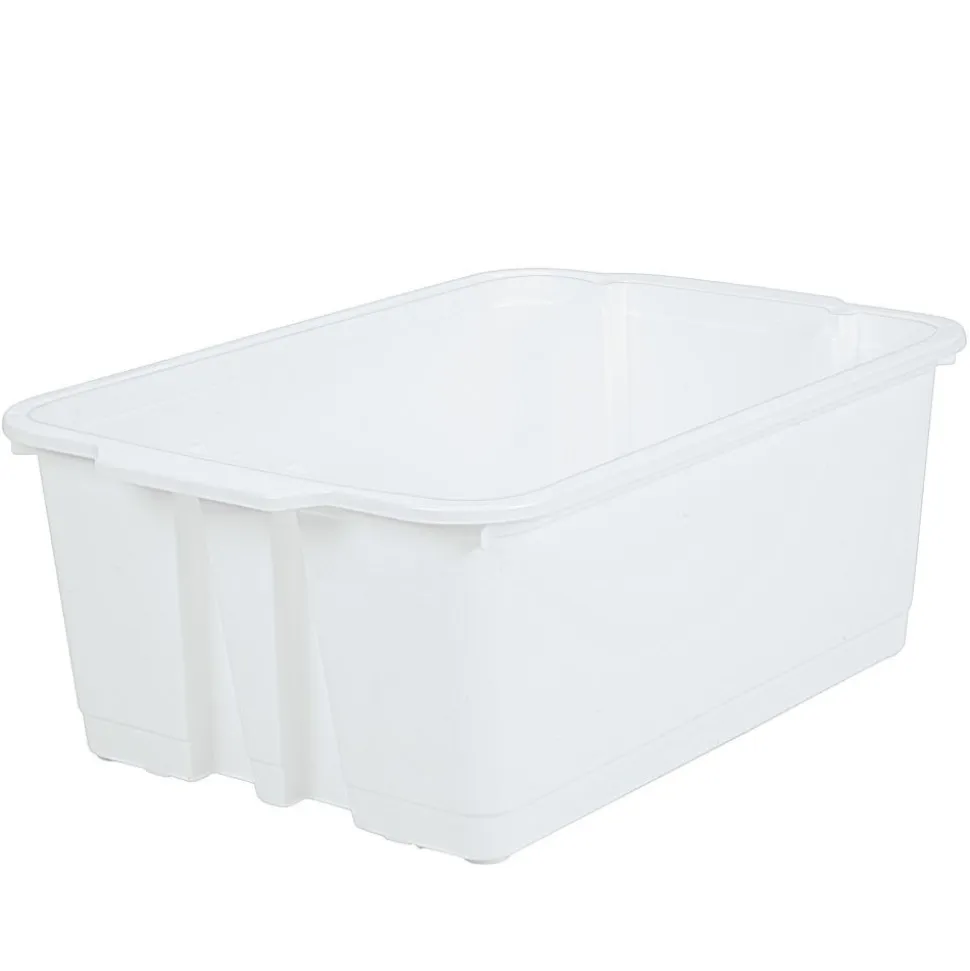 Really Good Stuff® Stacking Bins- 6 Pack - White