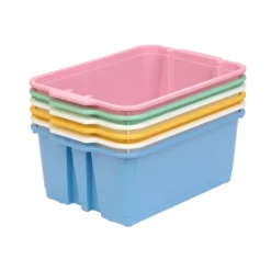 Really Good Stuff® Stacking Bins - 6 Pack - Bold Vibes