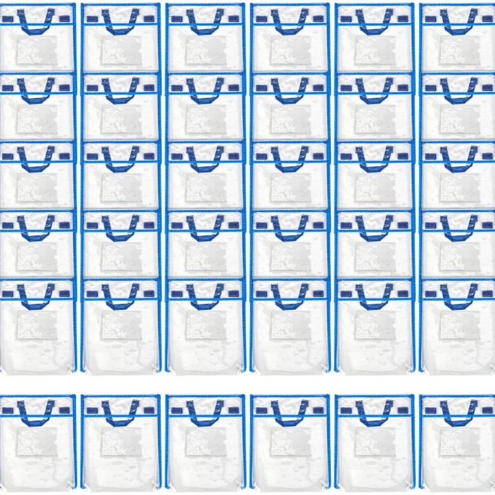 Really Good Stuff® Store More® Large Clear Book Pouch Cool and Calm - 36 Pack