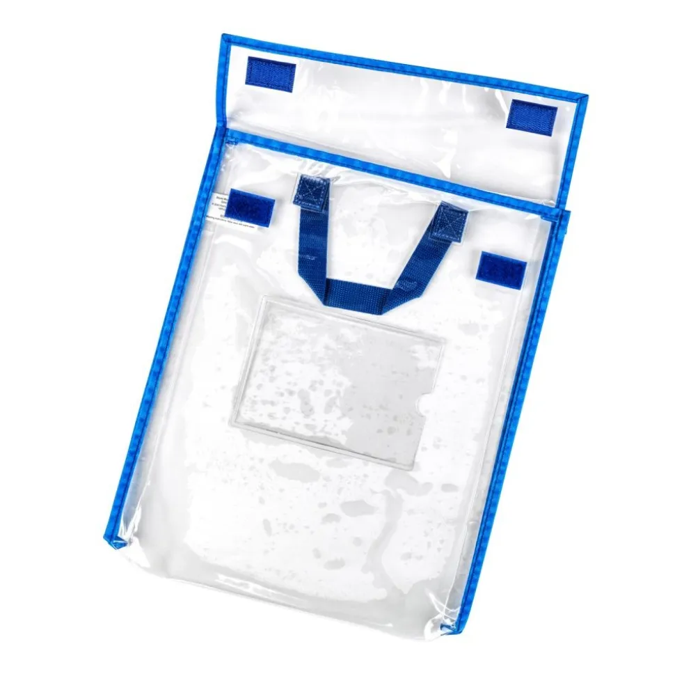 Really Good Stuff® Store More® Large Clear Book Pouch Cool and Calm - 36 Pack