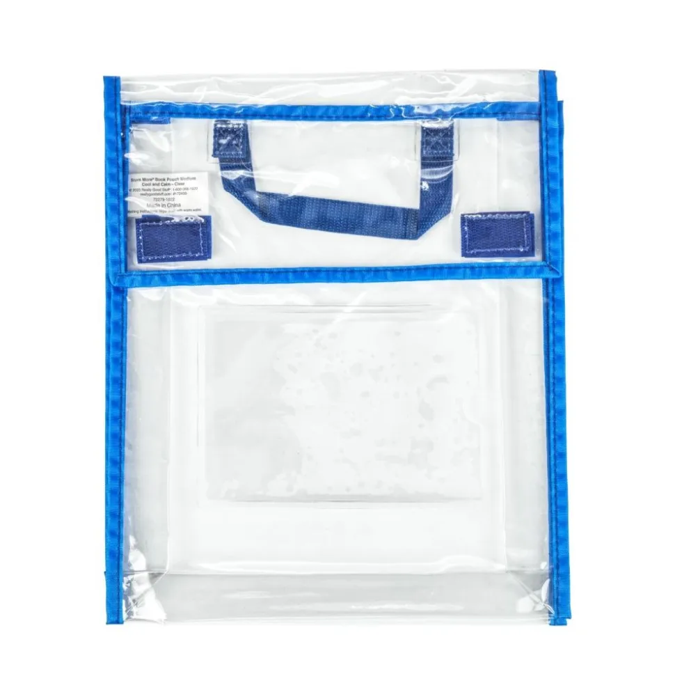 Really Good Stuff® Store More® Medium Clear Book Pouch Cool and Calm - Single