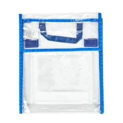 Really Good Stuff® Store More® Medium Clear Book Pouch Cool and Calm - 4 Pack