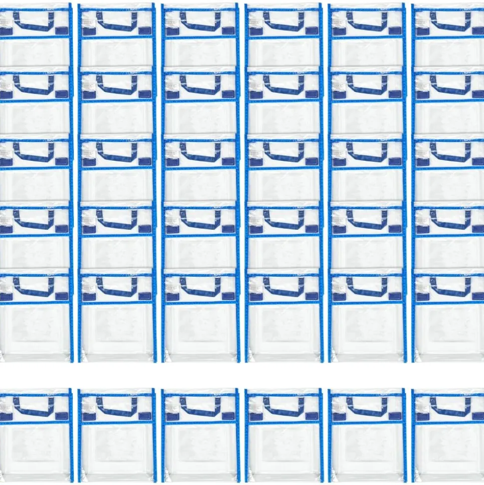 Really Good Stuff® Store More® Medium Clear Book Pouch Cool and Calm - 36 Pack