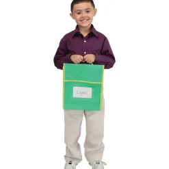 Really Good Stuff® Store More® Medium Book Pouches - Primary Multicolor - Set Of 36