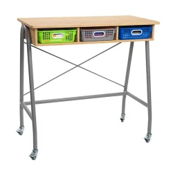 Really Good Stuff® Teacher Standing Desk - Bamboo